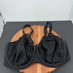 Sculptresse Estel Full Cup Bra supportive underwire bra stretch lace 42F black